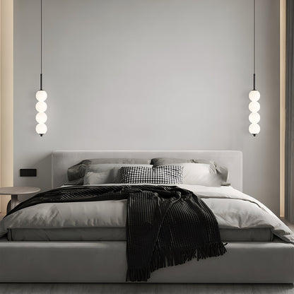 Modern Glassten Lampa med Elegant Metallfinish