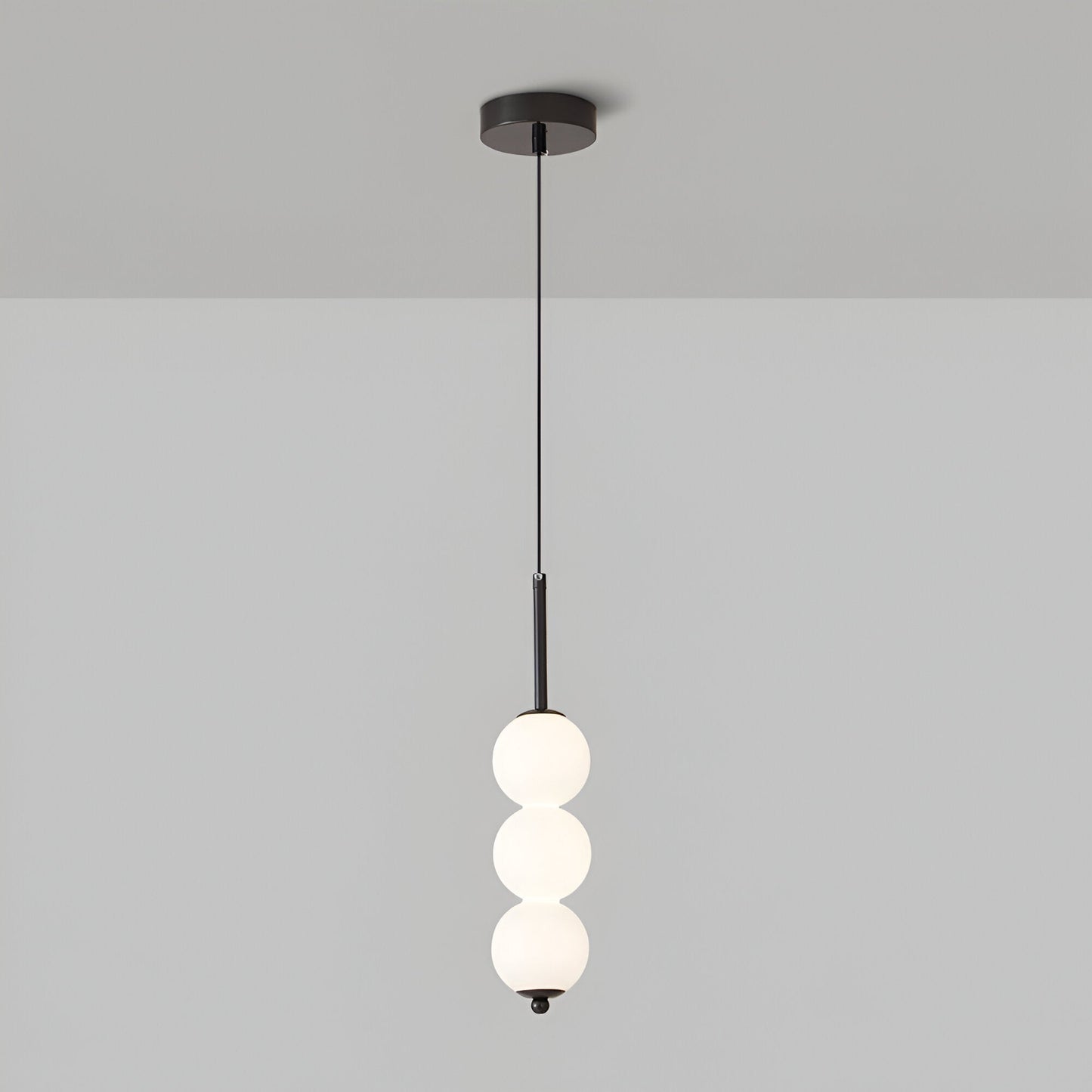 Modern Glassten Lampa med Elegant Metallfinish