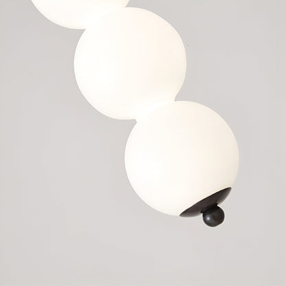 Modern Glassten Lampa med Elegant Metallfinish