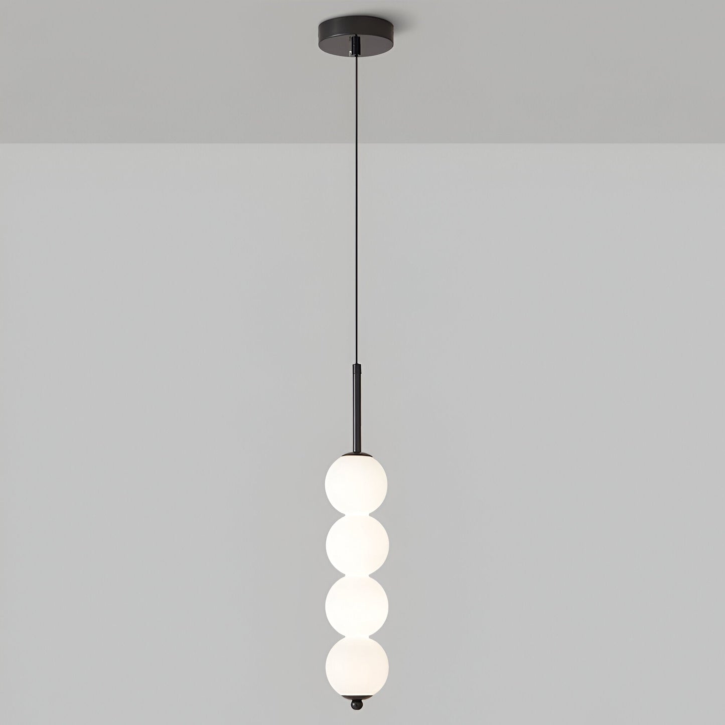 Modern Glassten Lampa med Elegant Metallfinish