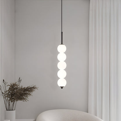Modern Glassten Lampa med Elegant Metallfinish