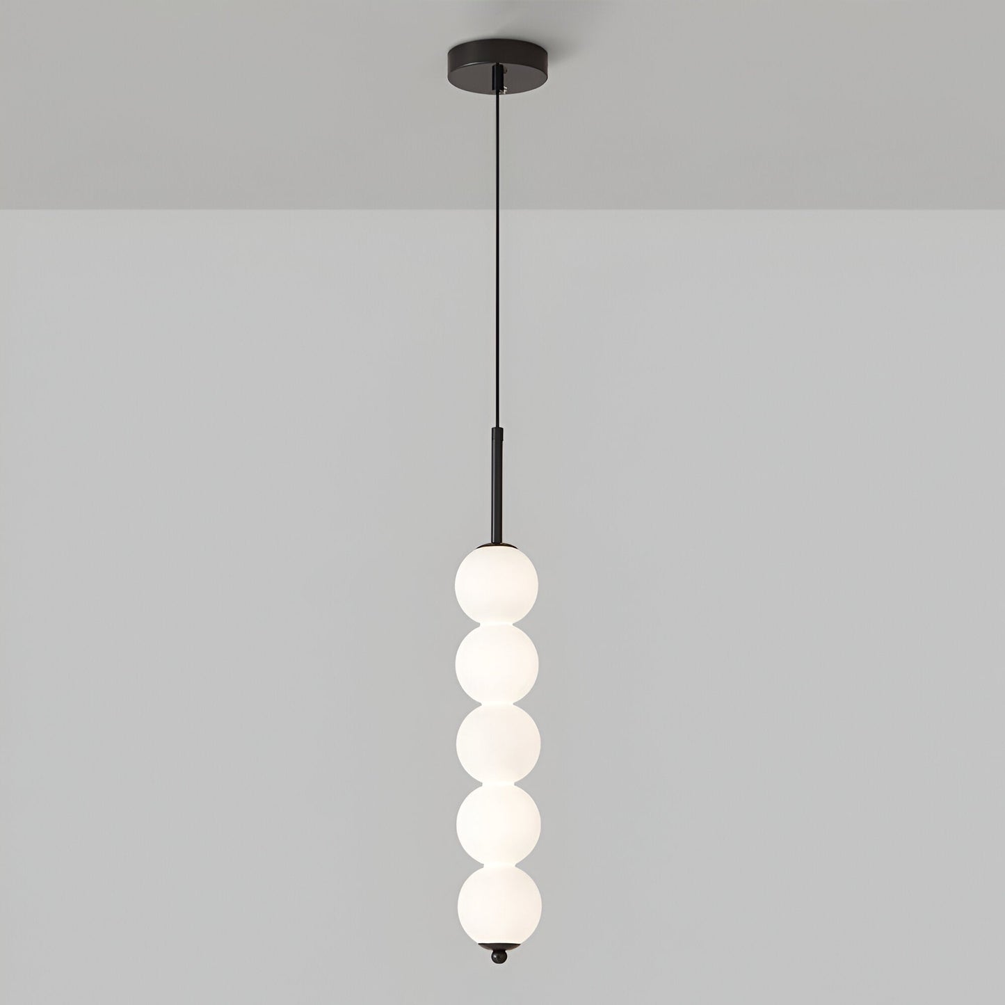 Modern Glassten Lampa med Elegant Metallfinish