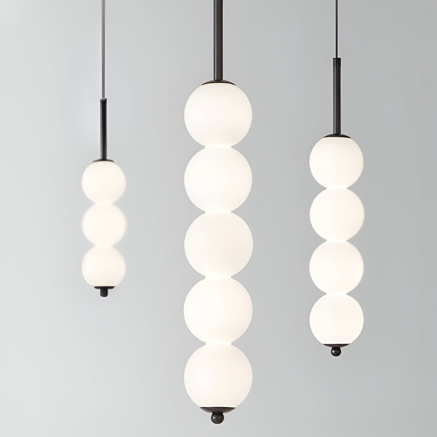 Modern Glassten Lampa med Elegant Metallfinish