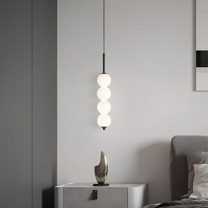 Modern Glassten Lampa med Elegant Metallfinish