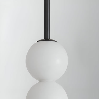 Modern Glassten Lampa med Elegant Metallfinish