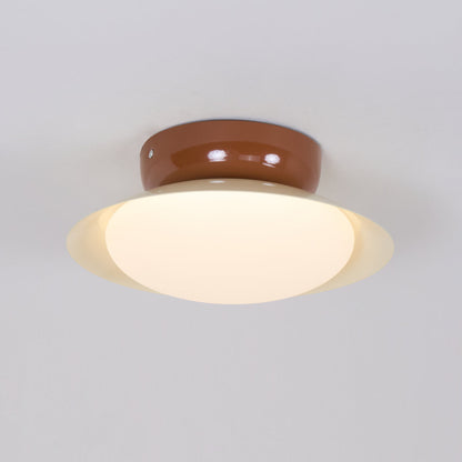 Modern taklampa i metall med retrodesign – LED plafond i mid-century stil för vardagsrum, sovrum och hall