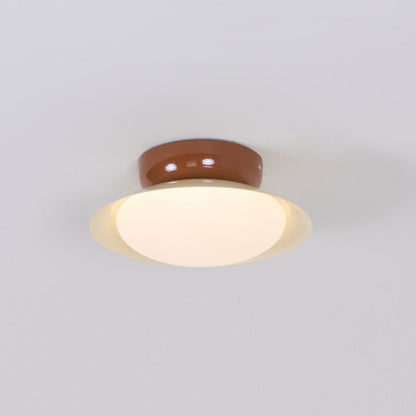 Modern taklampa i metall med retrodesign – LED plafond i mid-century stil för vardagsrum, sovrum och hall