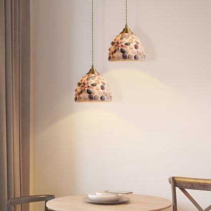 Färgglad mosaikpendel i glas för restaurang, sovrum och japansk inredning