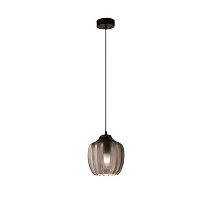 Nordisk vågig glastakpendel med LED – minimalistisk och elegant design
