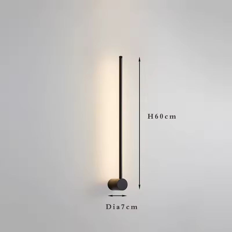 Arvia | Modern lång LED vägglampa i minimalistisk design för stilren inredning