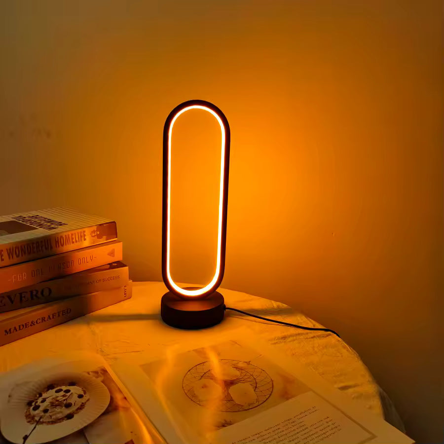 Lumiring | Modern halo nattlampa med stilren design och mjukt stämningsljus