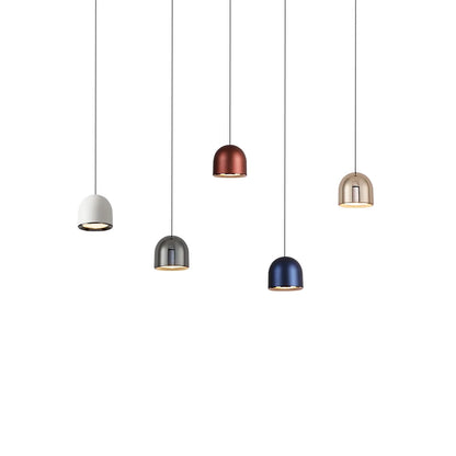 Nordisk industriell mini LED taklampa i aluminium för kök matsal hall
