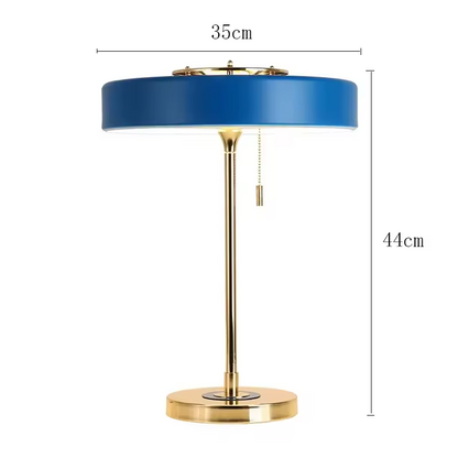 Noiré | Metall bordslampa med nedåtriktat LED-ljus och modern lyxig känsla