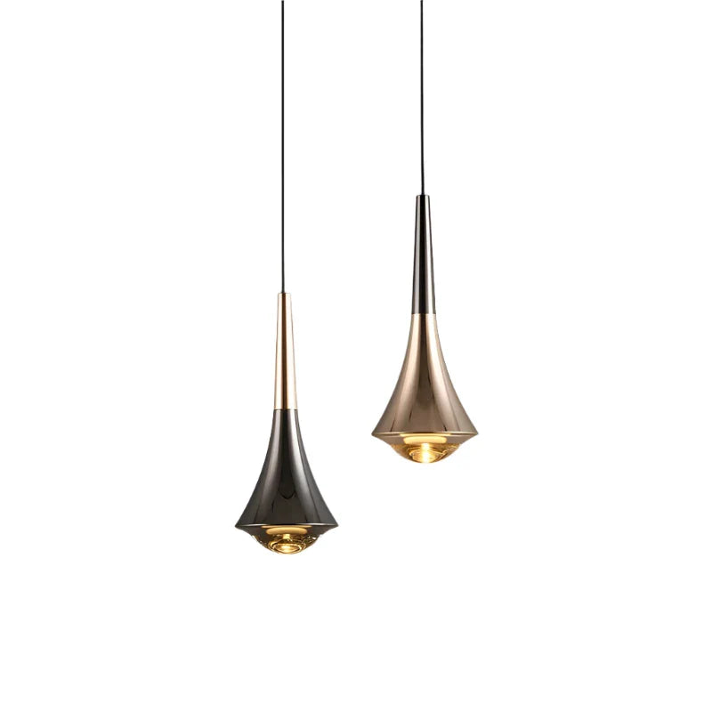 Elegant smal LED pendellampa modern minimalistisk design