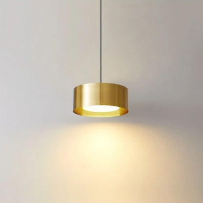 Modern rund akryl taklampa med aluminiumram och LED för sovrum kök matsal
