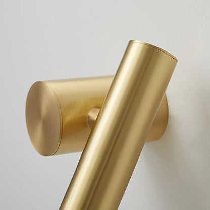 Modern vägglampa i koppar med LED för sovrum och arbetsrum