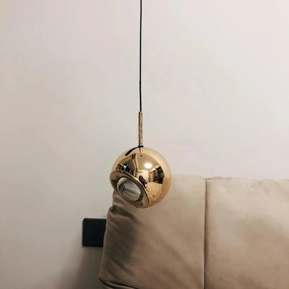 Nordisk justerbar LED pendellampa i aluminium för matsal sovrum och bar