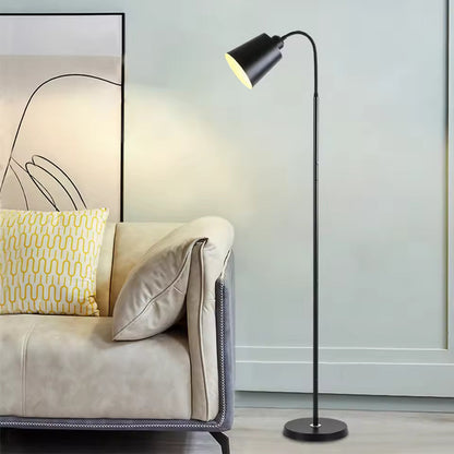 Veylo | Modern golvlampa med justerbar svanhals för läsning och heminredning