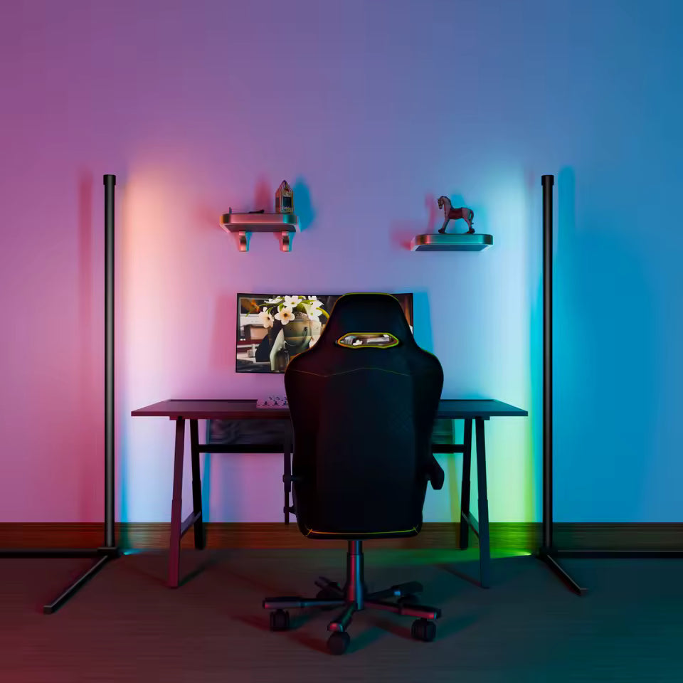 Lunex | Smart RGBIC golvlampa med appstyrning och dimbart LED-sken