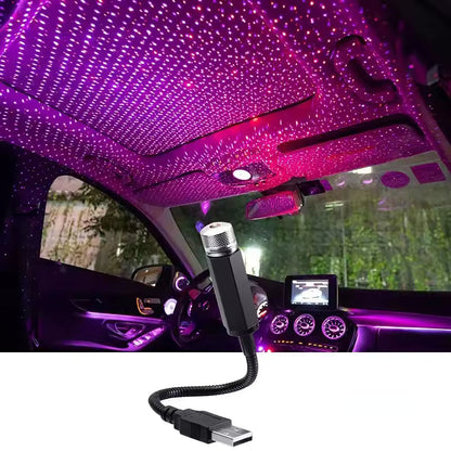 Starlume | Mini USB galax projektorlampa för bil och rum – flexibel stjärnhimmel