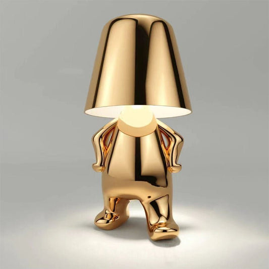Unik dekorativ bordslampa i figurdesign LED i guld eller silver