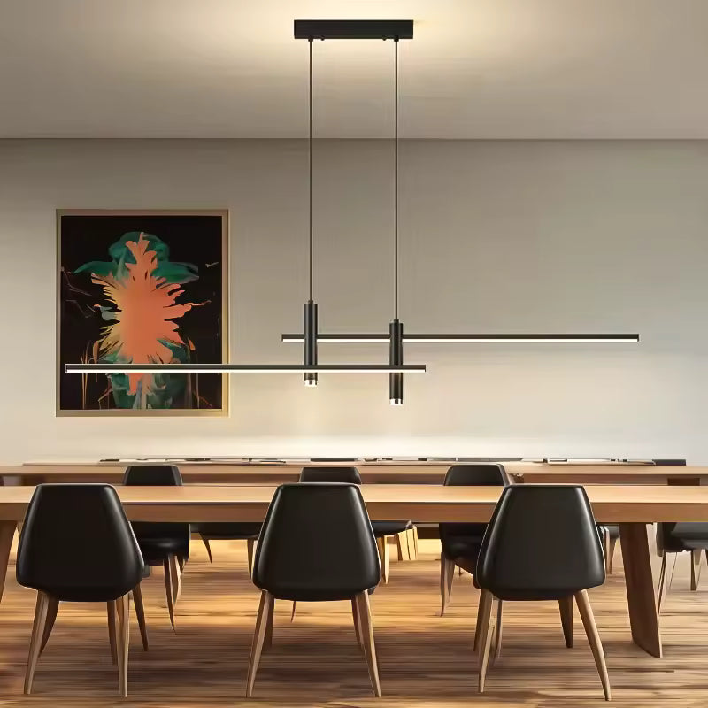 Lustreline | Modern LED pendellampa för matbord och vardagsrum med stilren design