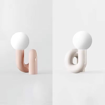Arvéo | Nordisk glas skrivbordslampa i postmodern design för sovrum och hotell