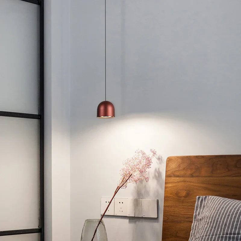 Nordisk industriell mini LED taklampa i aluminium för kök matsal hall