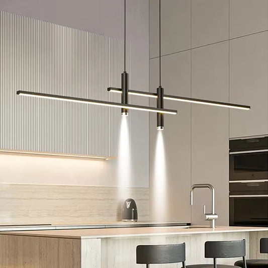 Lustreline | Modern LED pendellampa för matbord och vardagsrum med stilren design