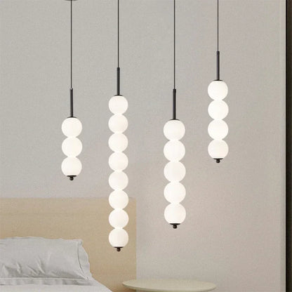 Modern Glassten Lampa med Elegant Metallfinish