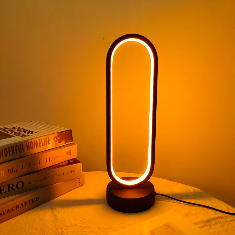 Lumiring | Modern halo nattlampa med stilren design och mjukt stämningsljus