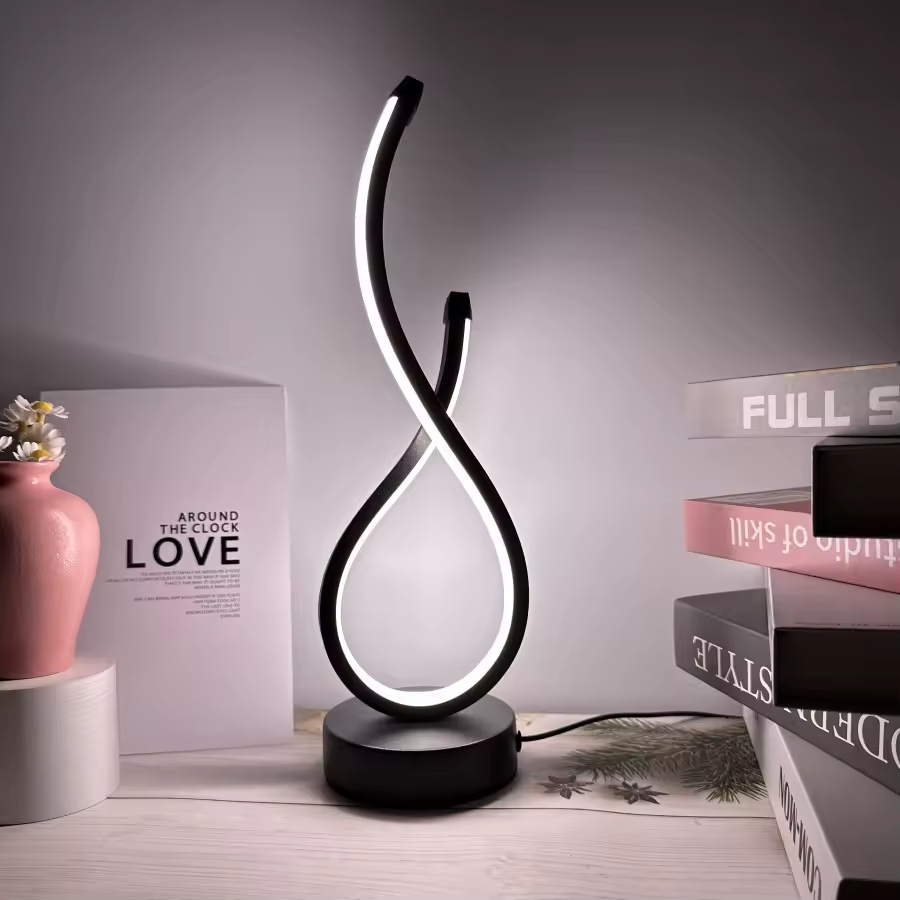 Veya | Modern dimbar LED-bordslampa i aluminium med stilren design