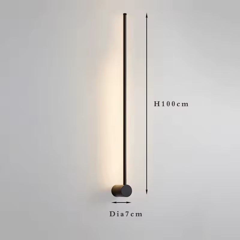 Arvia | Modern lång LED vägglampa i minimalistisk design för stilren inredning