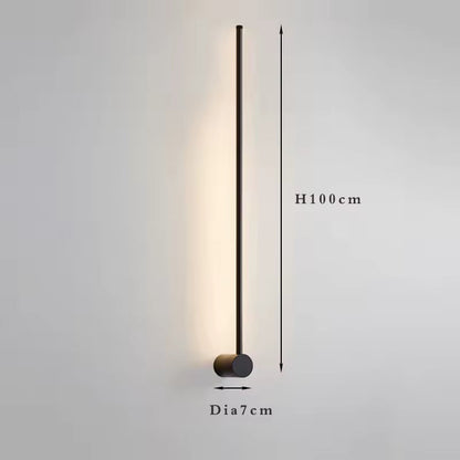 Arvia | Modern lång LED vägglampa i minimalistisk design för stilren inredning