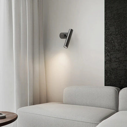 Modern vägglampa i koppar med LED för sovrum och arbetsrum