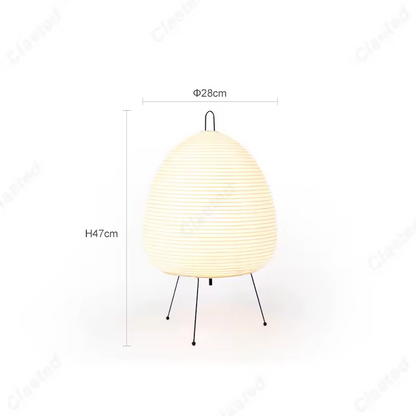 Saku | Japansk bordslampa i rispapper med stilren och traditionell design