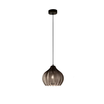 Nordisk vågig glastakpendel med LED – minimalistisk och elegant design