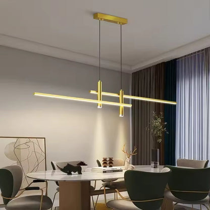 Lustreline | Modern LED pendellampa för matbord och vardagsrum med stilren design