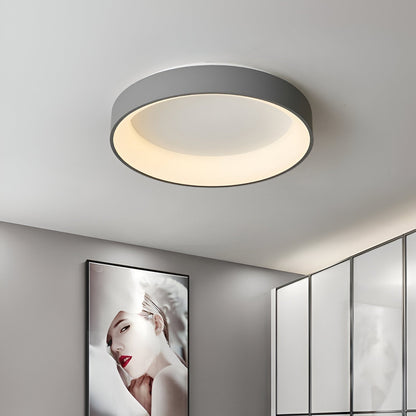 Modern Rund LED Taklampa i Akryl – Nordisk Minimalistisk Plafond för Inomhusbelysning