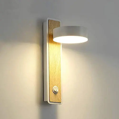 LED-vägglampa med strömbrytare – modern och funktionell belysning för sovrum och vardagsrum