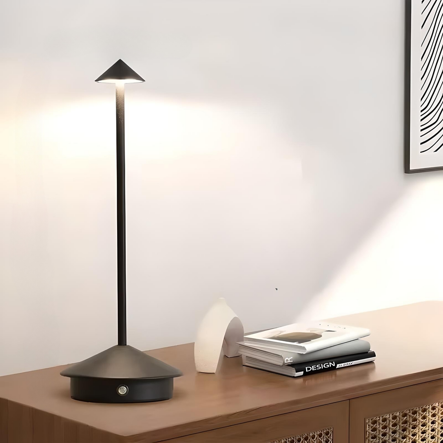 Lumeno | Uppladdningsbar bordslampa med touchkontroll och 3 färgtemperaturer