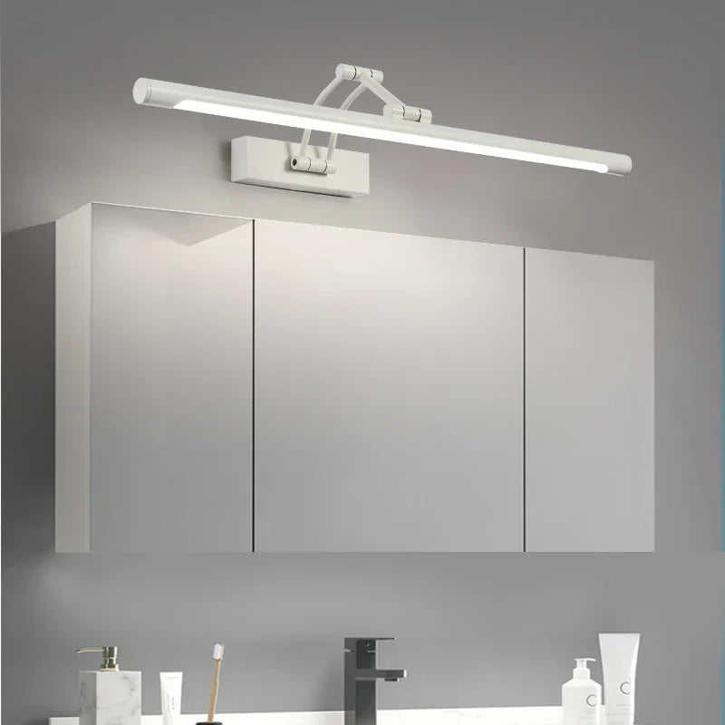 Justerbar LED-vägglampa för spegel och badrum
