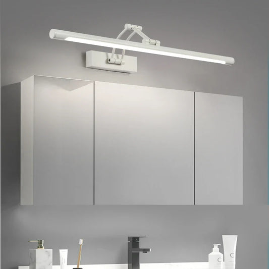 Justerbar LED-vägglampa för spegel och badrum