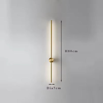 Arvia | Modern lång LED vägglampa i minimalistisk design för stilren inredning