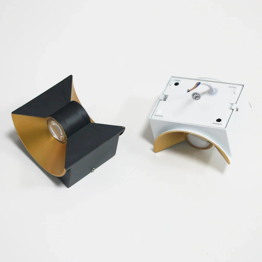 Modern vattentät LED-vägglampa 6W – elegant utomhusbelysning för väggar och fasader