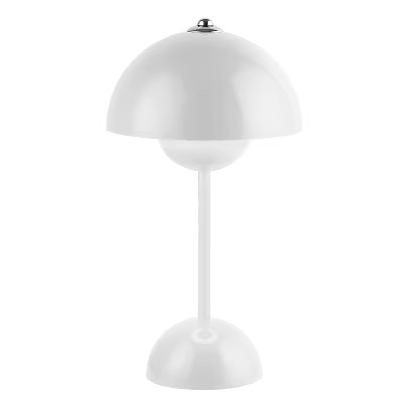 Luma | Blomformad portabel bordslampa med touchdimning och USB-laddning