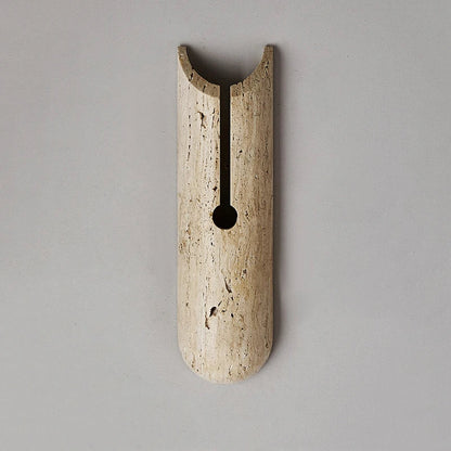 Wabi Sabi Vägglampa i Naturlig Sten – Japanskinspirerad Minimalism