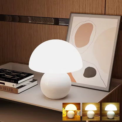 Mushglow | Mini svampformad bordslampa för sängbord, skrivbord och vardagsrum