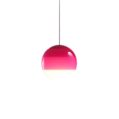 Modern färgglad glasboll pendellampa för matsal, vardagsrum och hotell