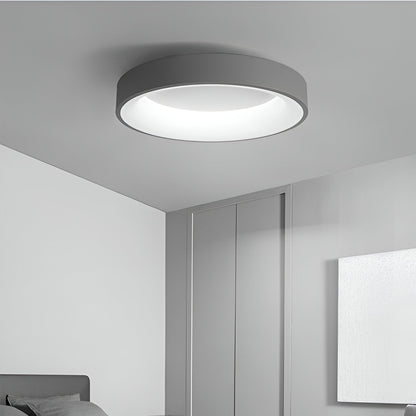 Modern Rund LED Taklampa i Akryl – Nordisk Minimalistisk Plafond för Inomhusbelysning